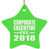 Corporate Executive Established EST. 2018 - Star Ornament