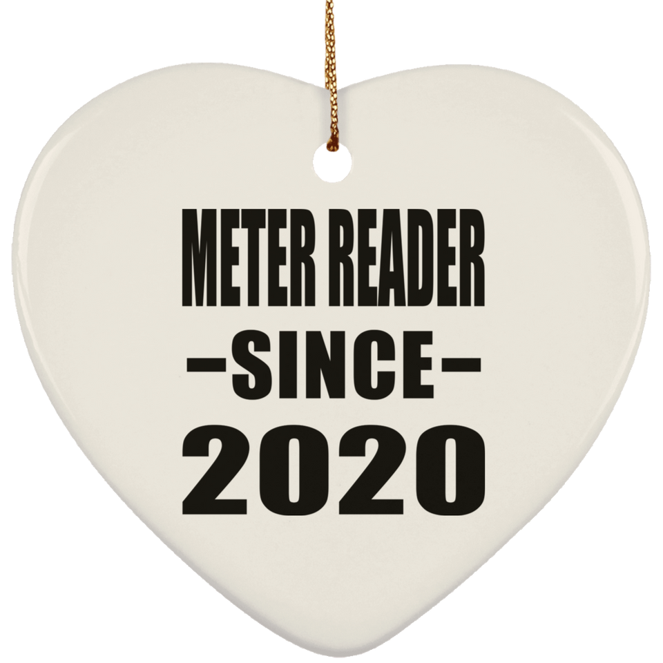 Meter Reader Since 2020 - Heart Ornament