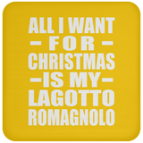 All I Want For Christmas Is My Lagotto Romagnolo - Coaster