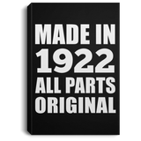 102nd Birthday Made in 1922 All Parts Original - Canvas Portrait
