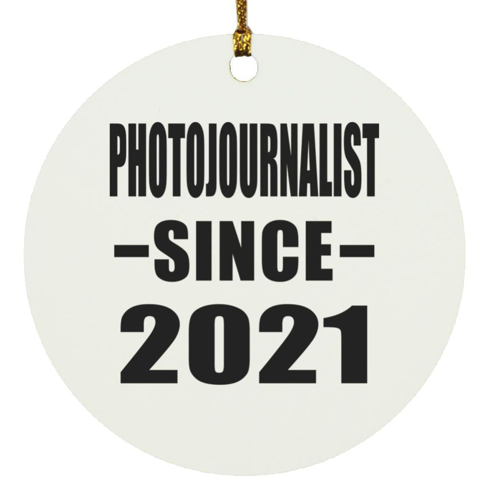 Photojournalist Since 2021 - Circle Ornament