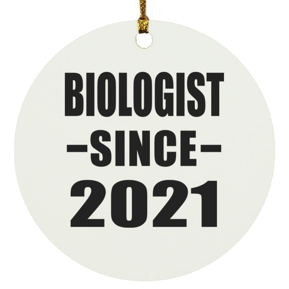 Biologist Since 2021 - Circle Ornament