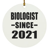 Biologist Since 2021 - Circle Ornament