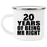 20th Anniversary 20 Years Of Being Mr Right - 12oz Camping Mug