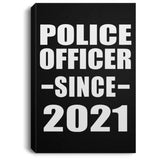 Police Officer Since 2021 - Canvas Portrait