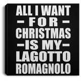All I Want For Christmas Is My Lagotto Romagnolo - Canvas Square