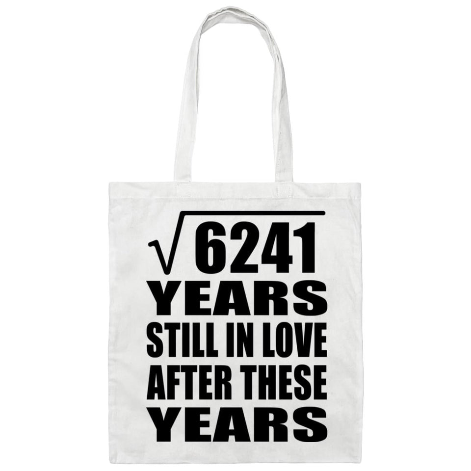 79th Anniversary Square Root of 6241 Years Still In Love - Tote Bag White