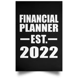 Financial Planner Established EST. 2022 - Poster Portrait