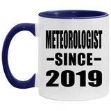 Meteorologist Since 2019 - 11oz Accent Mug Purple