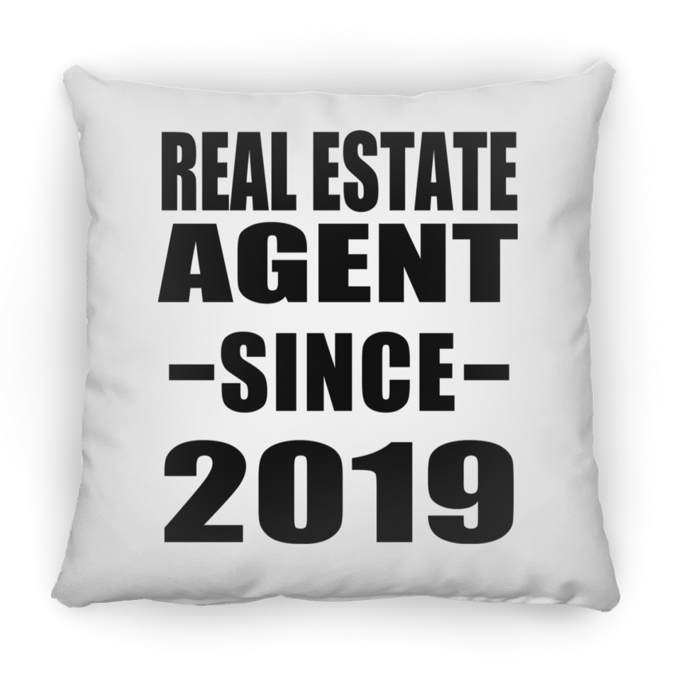 Real Estate Agent Since 2019 - Throw Pillow