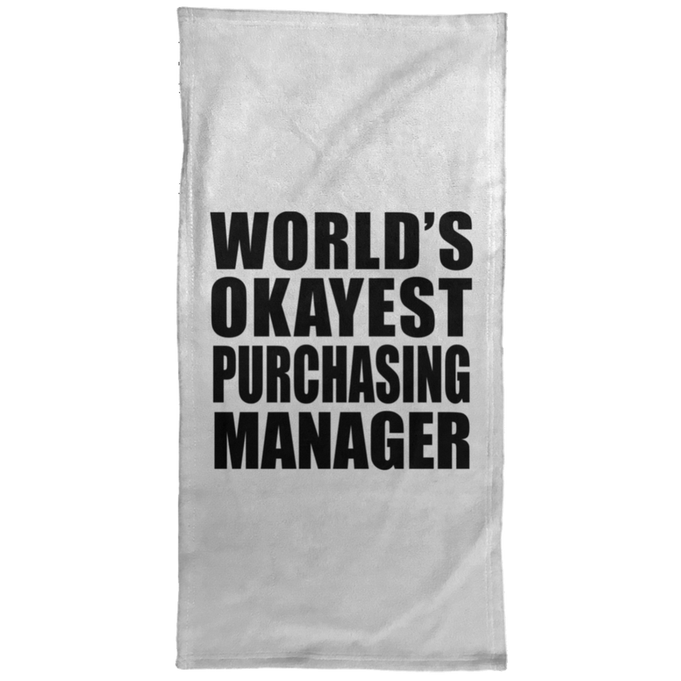 World's Okayest Purchasing Manager - Hand Towel