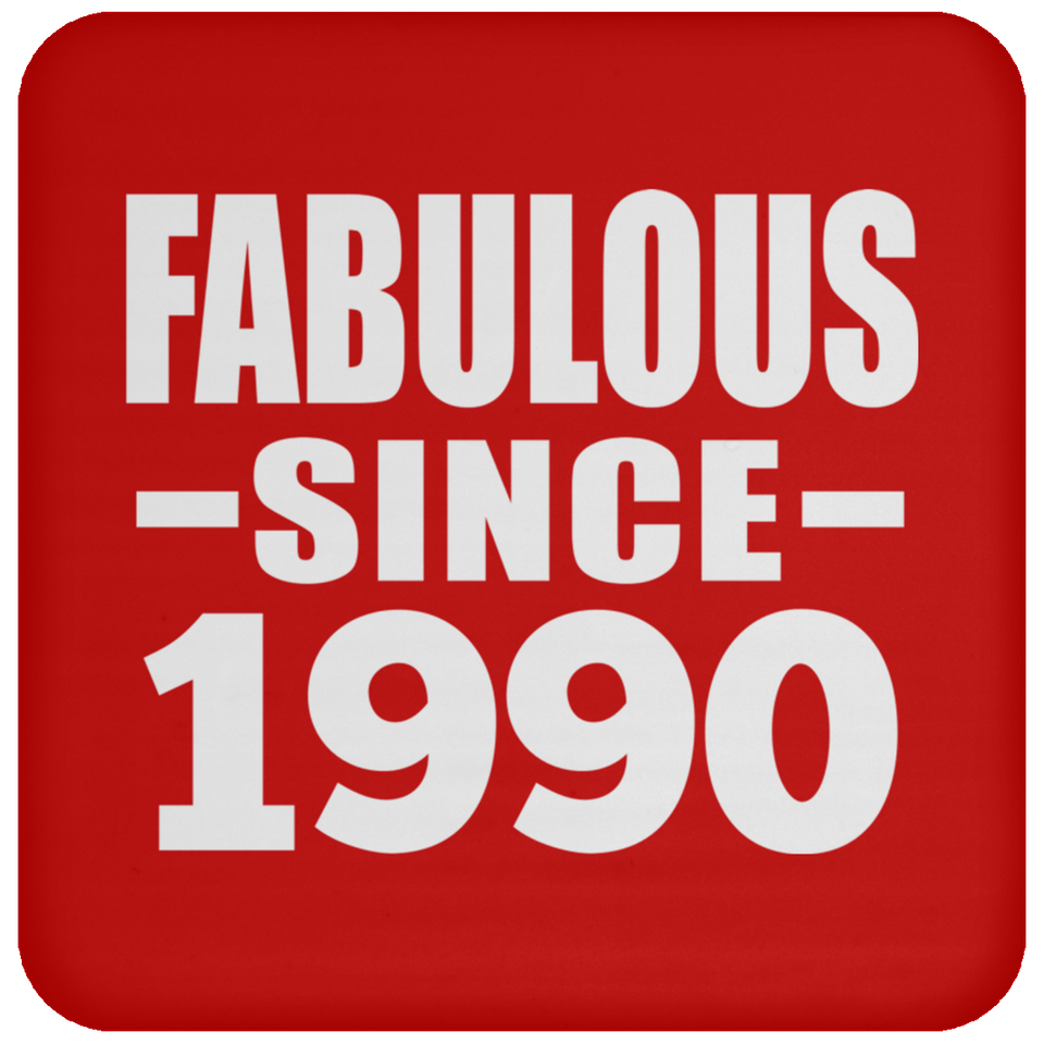 34th Birthday Fabulous Since 1990 - Drink Coaster