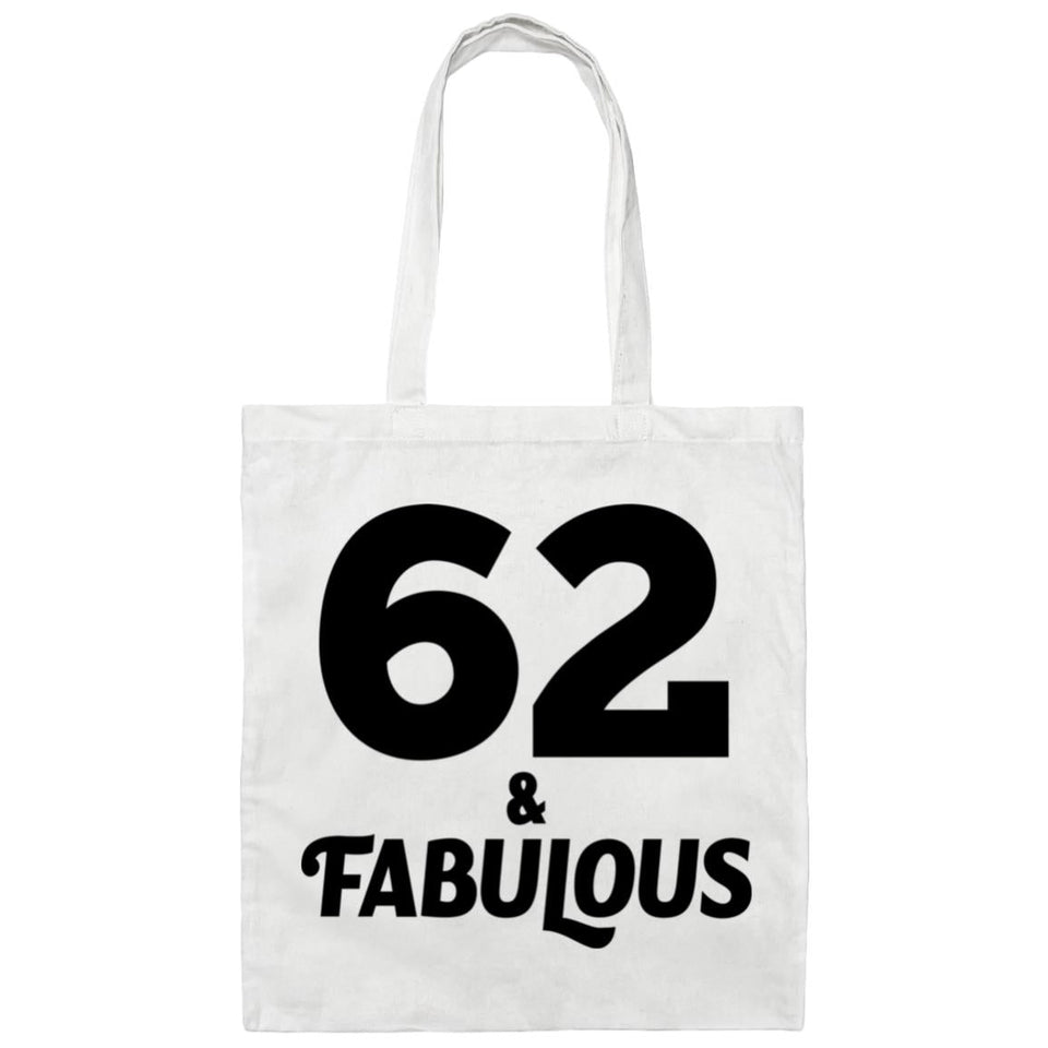 62nd Birthday 62 & Fabulous - Tote Bag White