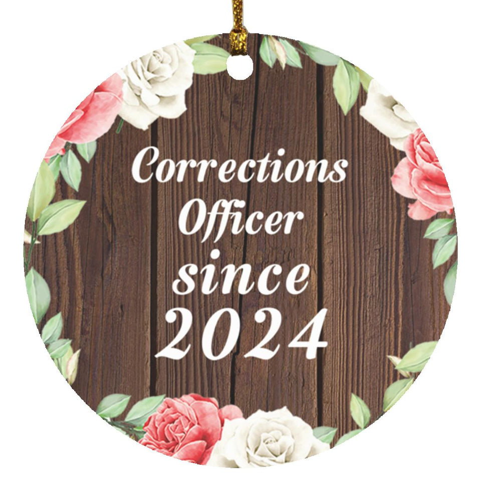 Corrections Officer Since 2024 - Circle Ornament A