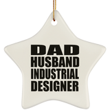 Dad Husband Industrial Designer - Star Ornament