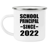 School Principal Since 2022 - 12oz Camping Mug