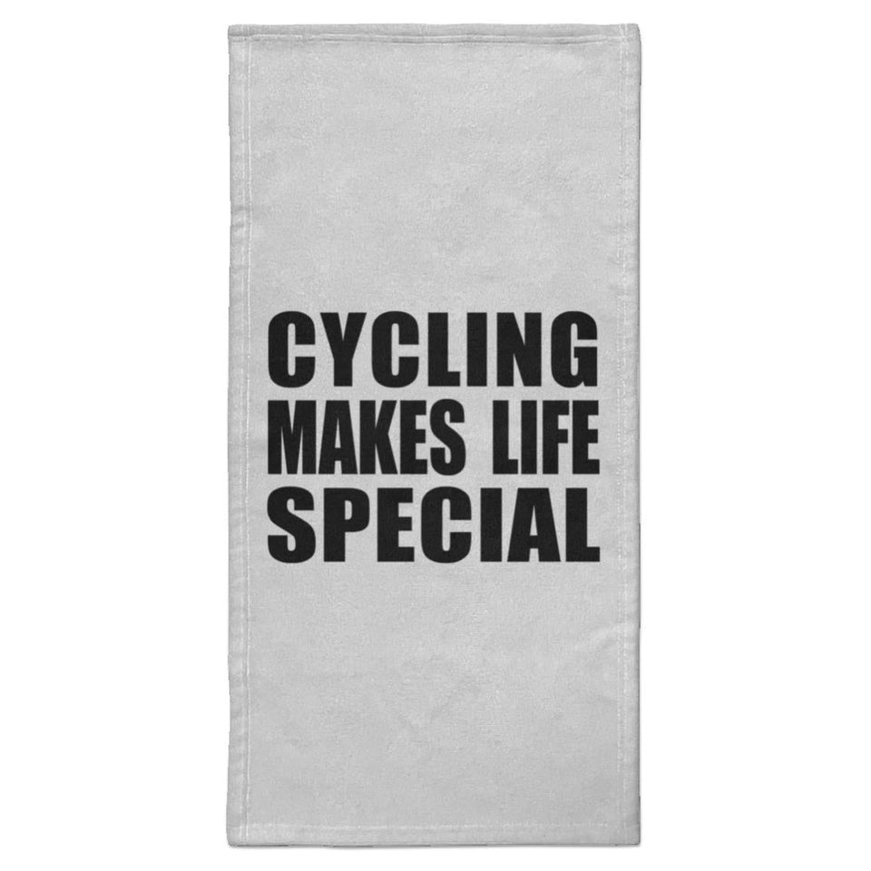 Cycling Makes Life Special - Hand Towel