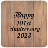 Happy 101st Anniversary 2023 - Drink Coaster C