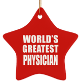 World's Greatest Physician - Star Ornament