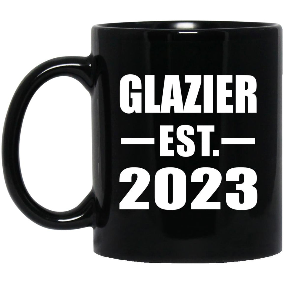 Glazier Established EST. 2023 - 11oz Coffee Mug Black