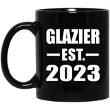 Glazier Established EST. 2023 - 11oz Coffee Mug Black