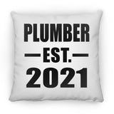 Plumber Established EST. 2021 - Throw Pillow