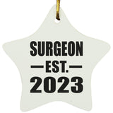 Surgeon Established EST. 2023 - Star Ornament