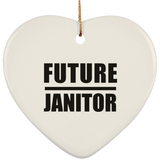 Future Janitor - Heart Ornament