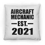 Aircraft Mechanic Established EST. 2021 - Throw Pillow