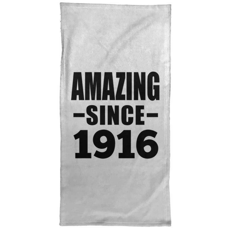 108th Birthday Amazing Since 1916 - Hand Towel