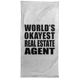 World's Okayest Real Estate Agent - Hand Towel