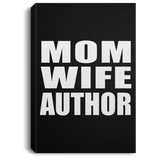 Mom Wife Author - Canvas Portrait