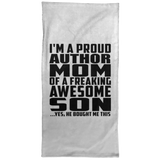 Proud Author Mom Of Awesome Son - Hand Towel