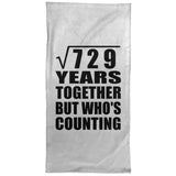 27th Anniversary Square Root of 729 Years Who's Counting - Hand Towel