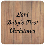 Lori Baby's First Christmas - Drink Coaster C