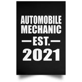 Automobile Mechanic Established EST. 2021 - Poster Portrait