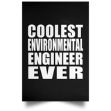 Coolest Environmental Engineer Ever - Poster Portrait