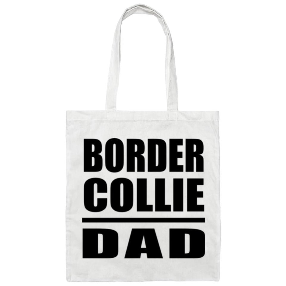 Border Collie Dad - Tote Bag White