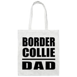 Border Collie Dad - Tote Bag White