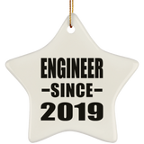 Engineer Since 2019 - Star Ornament