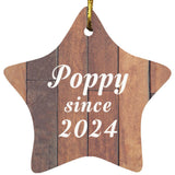 Poppy Since 2024 - Star Ornament E