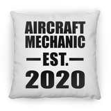 Aircraft Mechanic Established EST. 2020 - Throw Pillow