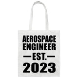 Aerospace Engineer Established EST. 2023 - Tote Bag White