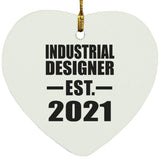 Industrial Designer Established EST. 2021 - Heart Ornament