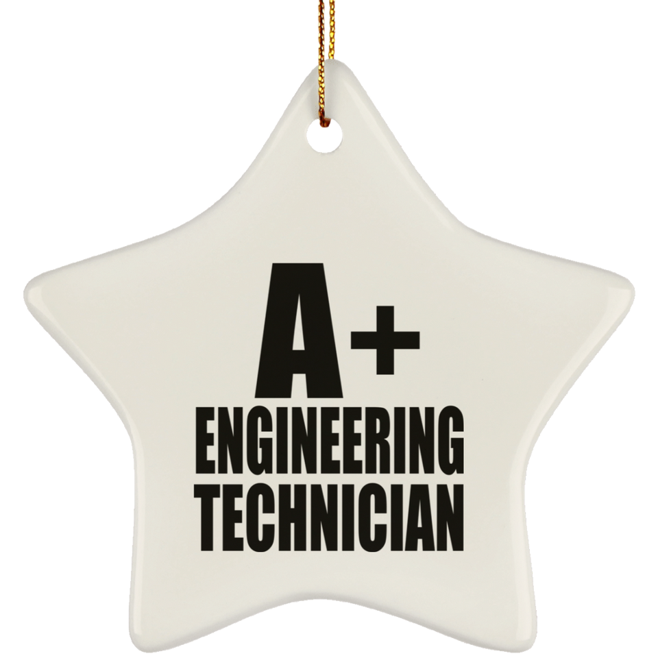 A+ Engineering Technician - Star Ornament