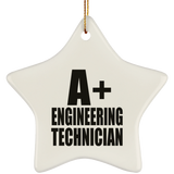 A+ Engineering Technician - Star Ornament