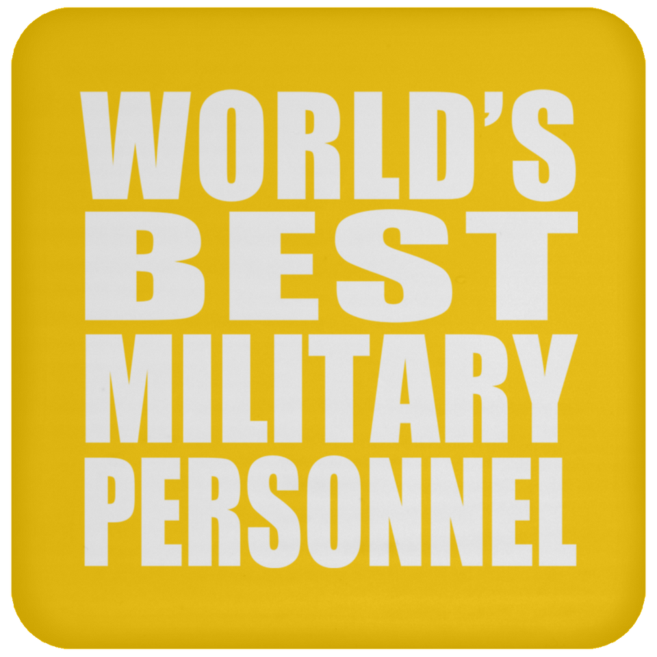 World's Best Military Personnel - Drink Coaster
