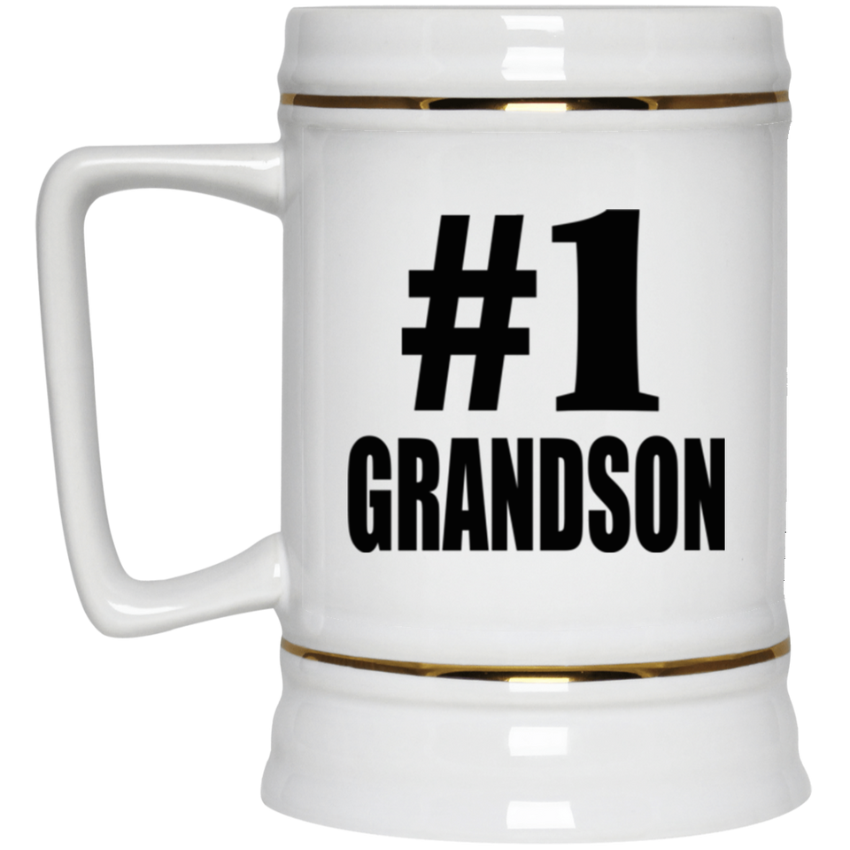 Number One #1 Grandson - Beer Stein