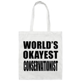 World's Okayest Conservationist - Tote Bag White