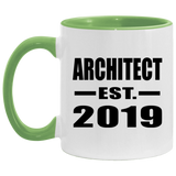 Architect Established EST. 2019 - 11oz Accent Mug Green